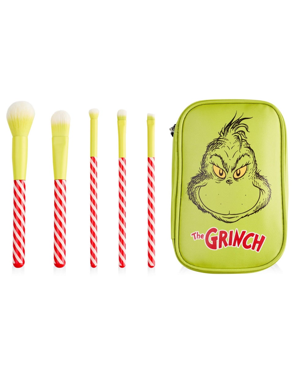 The Grinch Green Character Face Makeup Brush Set