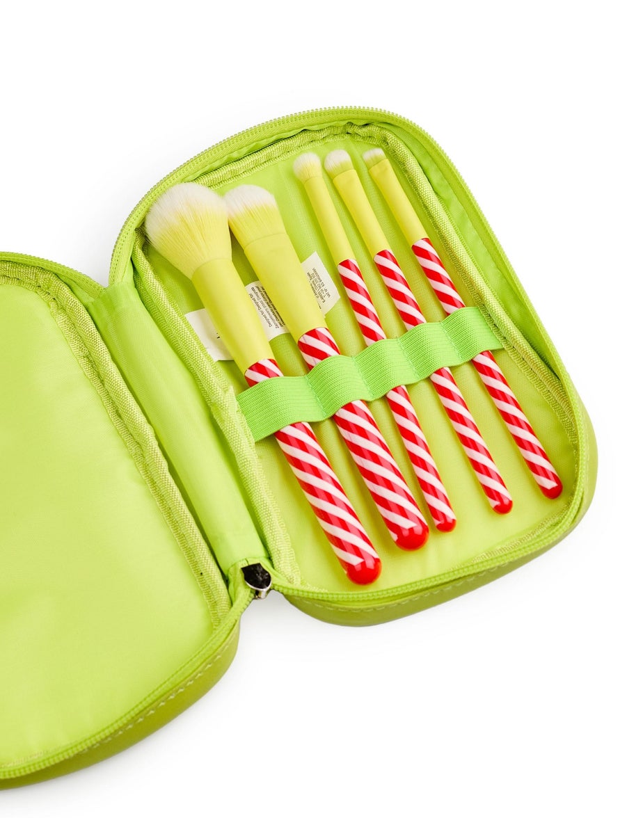 The Grinch Green Character Face Makeup Brush Set