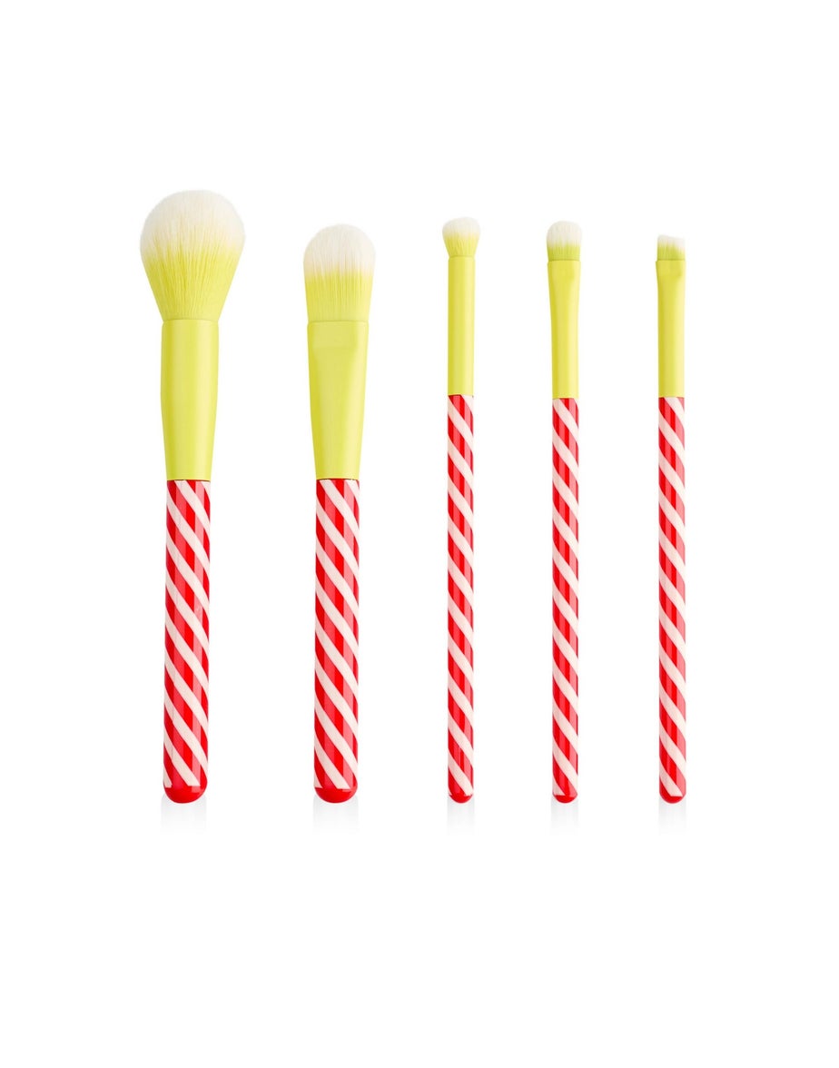 The Grinch Green Character Face Makeup Brush Set
