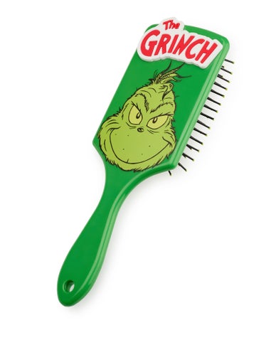The Grinch Multicoloured Character Face Hair Brush & Scrunchie Set