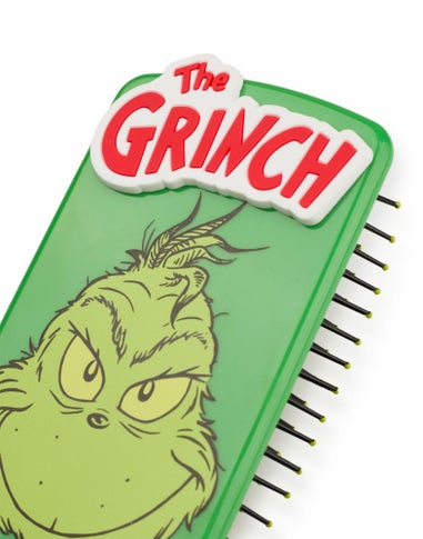 The Grinch Multicoloured Character Face Hair Brush & Scrunchie Set