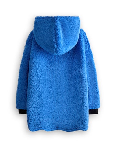 Vanilla Underground Poppy's Playtime Kids Character Embroidery Blanket Blue Hoodie