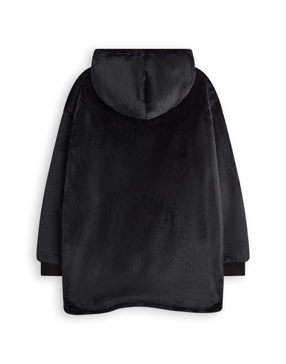 Vanilla Underground Five Nights At Freddy's Kids Character Blanket Black Hoodie