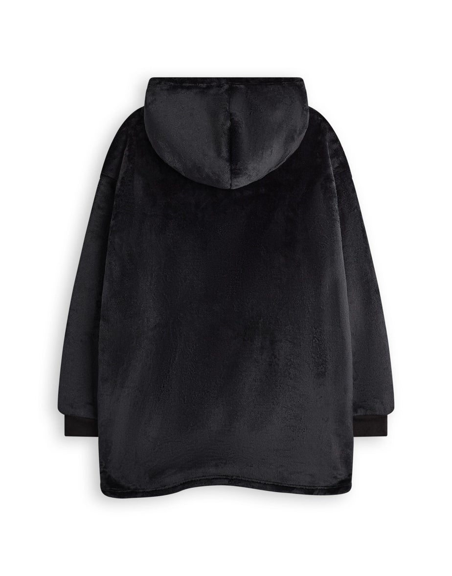 Vanilla Underground Five Nights At Freddy's Kids Character Blanket Black Hoodie