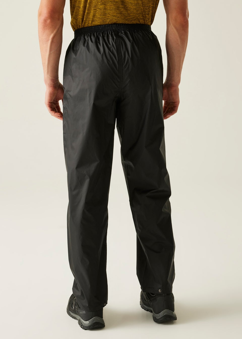 Regatta Kids Pack It Black Waterproof Breathable Isolite Overtrousers