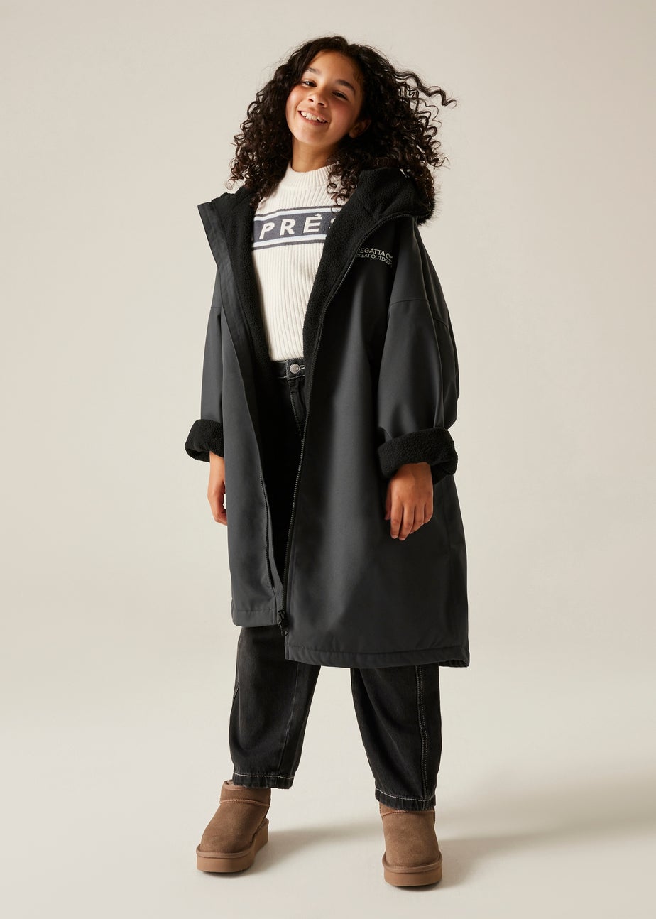 Regatta Slate Kids' Changing Robe