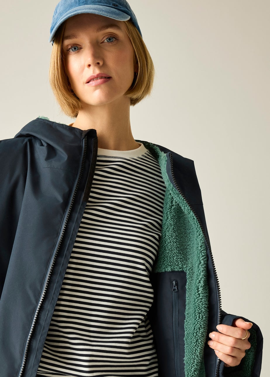 Regatta Navy Adult Waterproof Robe with Hydrafort Technology