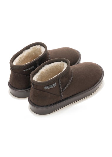 Regatta Chocolate Kids' Risley Short Waterproof Boots (Younger 8 - Older 3)