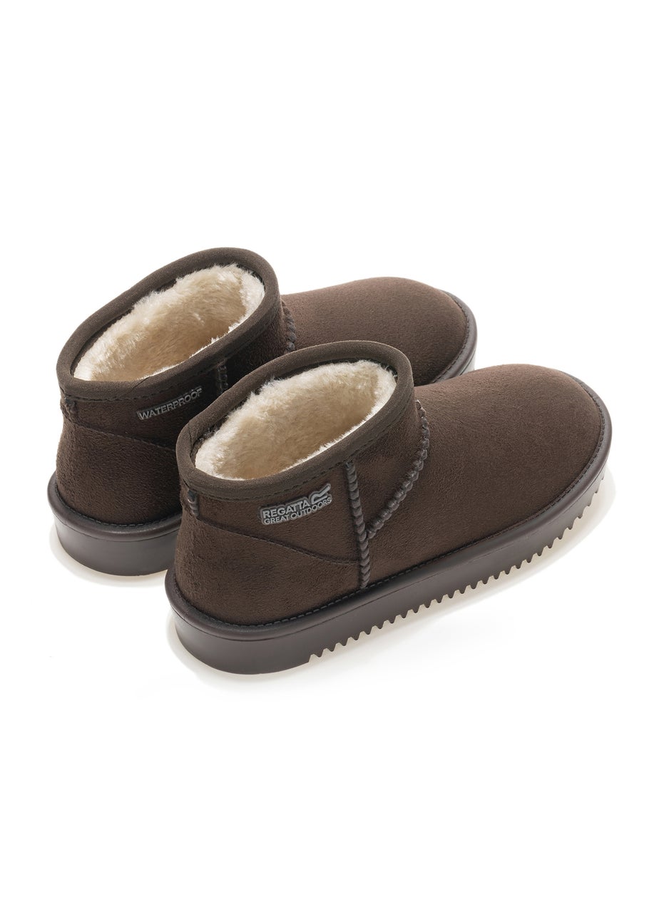 Regatta Chocolate Kids' Risley Short Waterproof Boots (Younger 8 - Older 3)