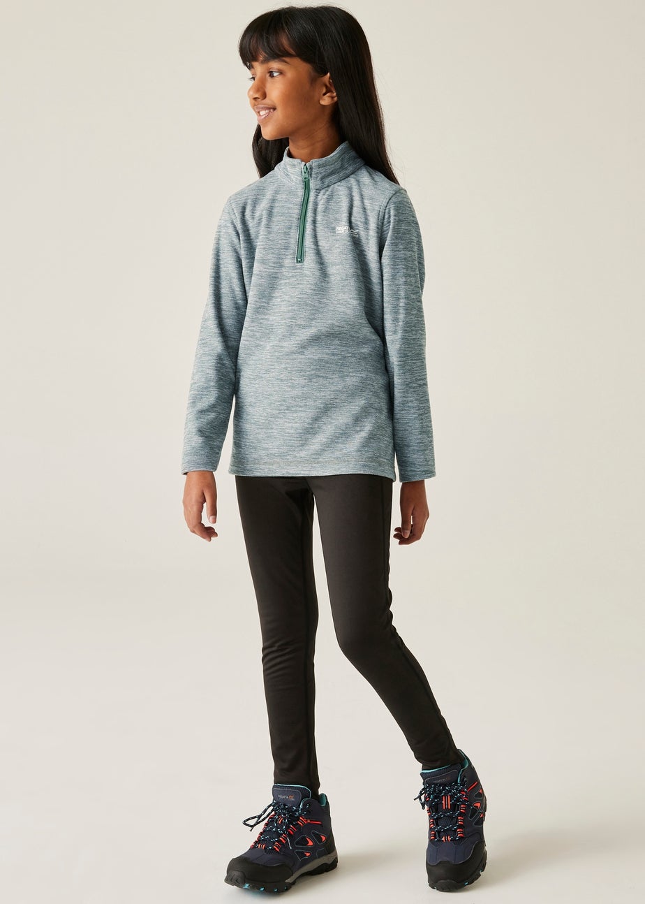 Regatta Forest Green Kids' Hot Shot Marl Durable Fleece (3-16yrs)