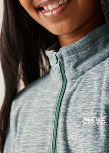 Regatta Forest Green Kids' Hot Shot Marl Durable Fleece (3-16yrs)