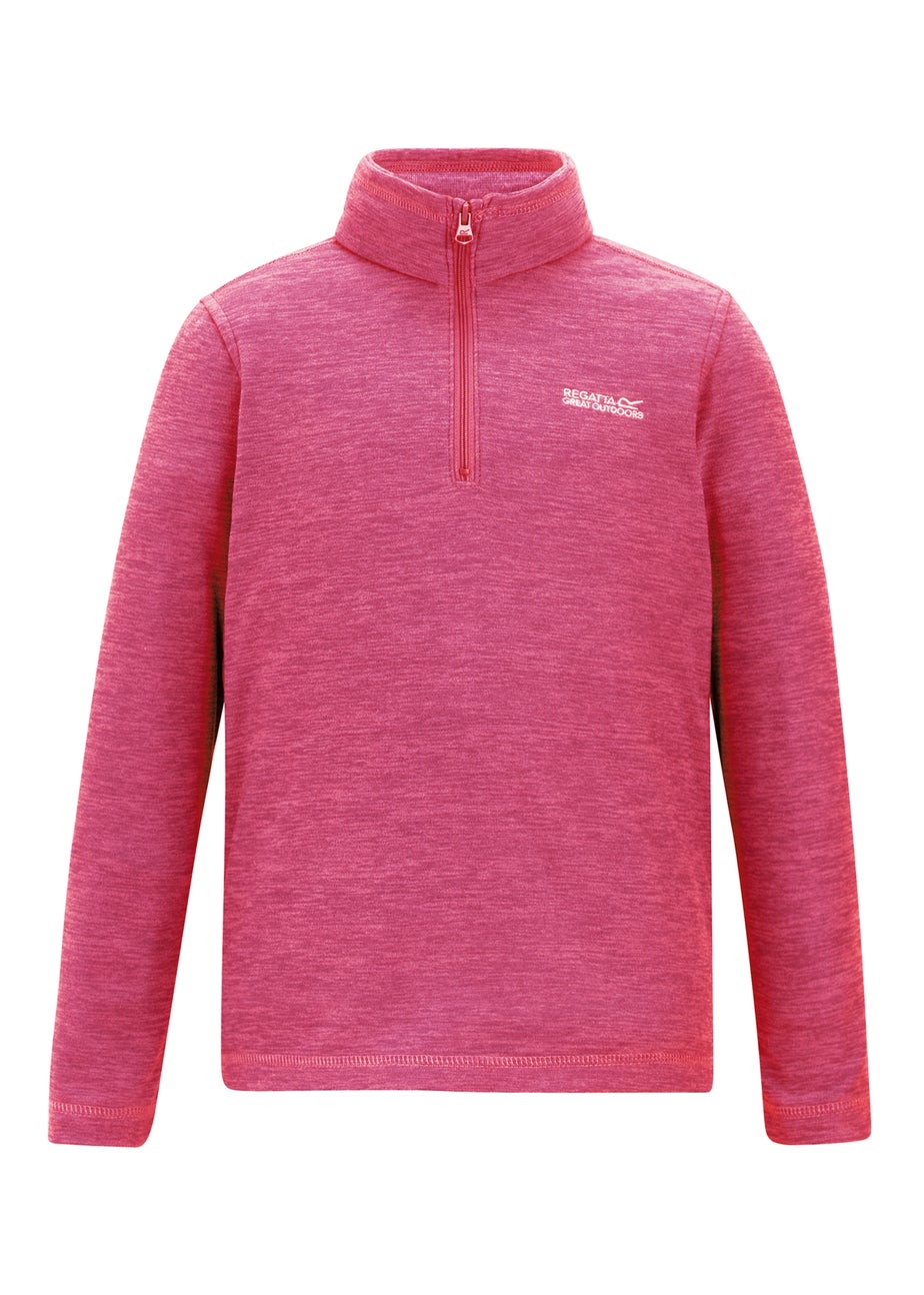 Regatta Candy Pink Kids' Hot Shot Marl Durable Fleece (3-16yrs)