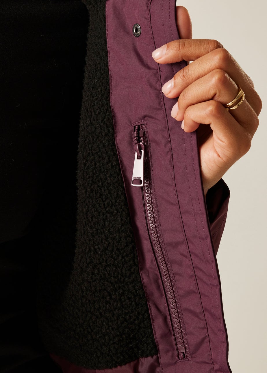 Regatta Aubergine Brielly Waterproof Jacket