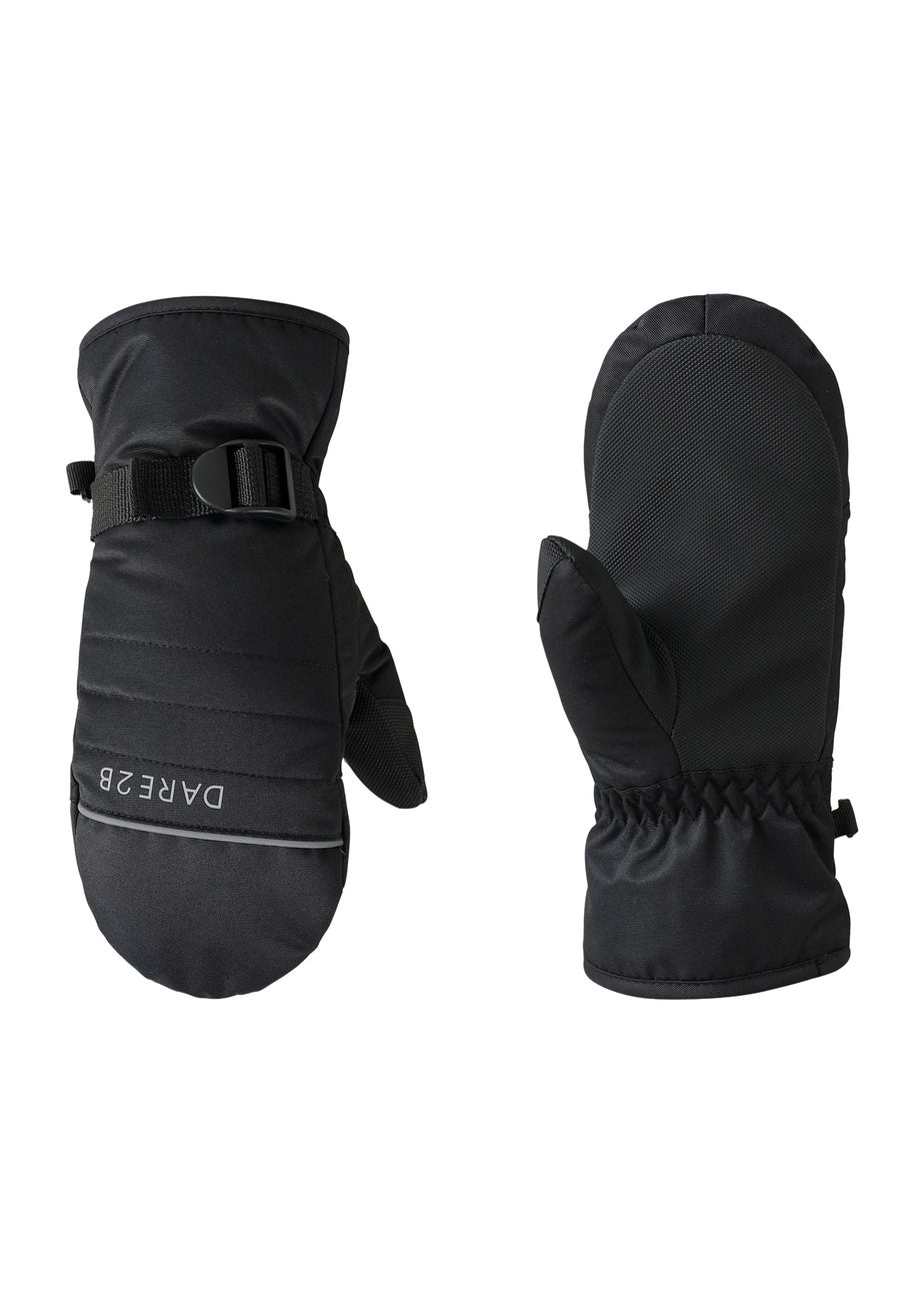 Dare2B Black Kids' Glacier Waterproof Gloves (4-13yrs)
