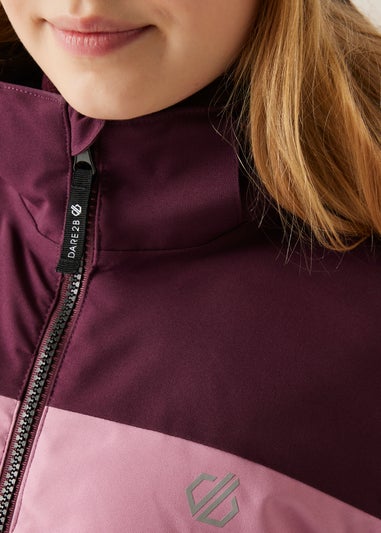Dare2B Aubergine Kids' Send It! Jacket Waterproof Insulated Jacket (3-16yrs)