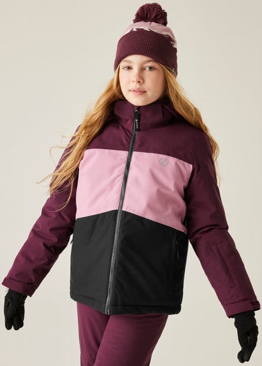 Dare2B Aubergine Kids' Send It! Jacket Waterproof Insulated Jacket (3-16yrs)
