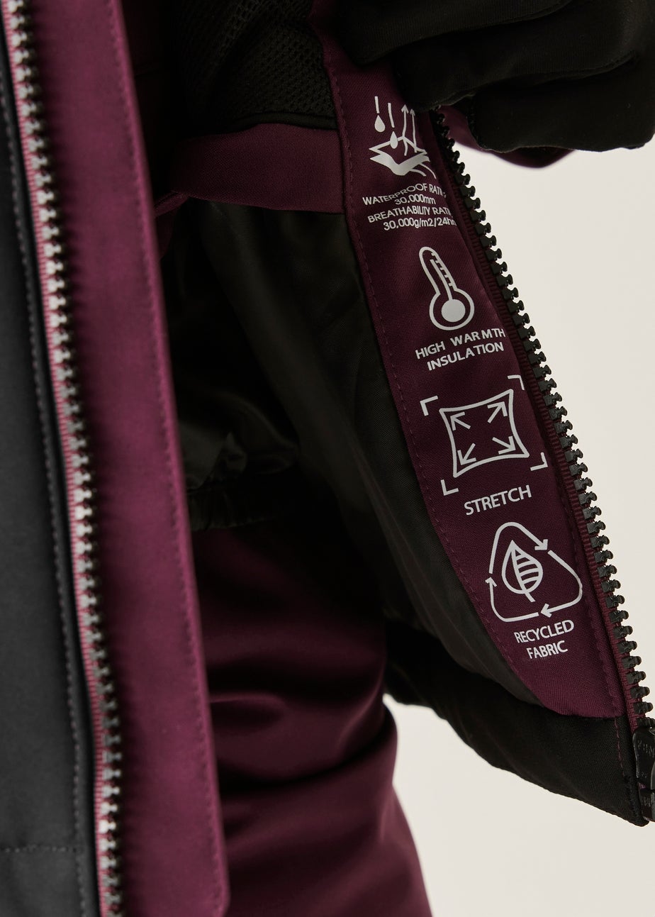 Dare2B Aubergine Kids' Send It! Jacket Waterproof Insulated Jacket (3-16yrs)