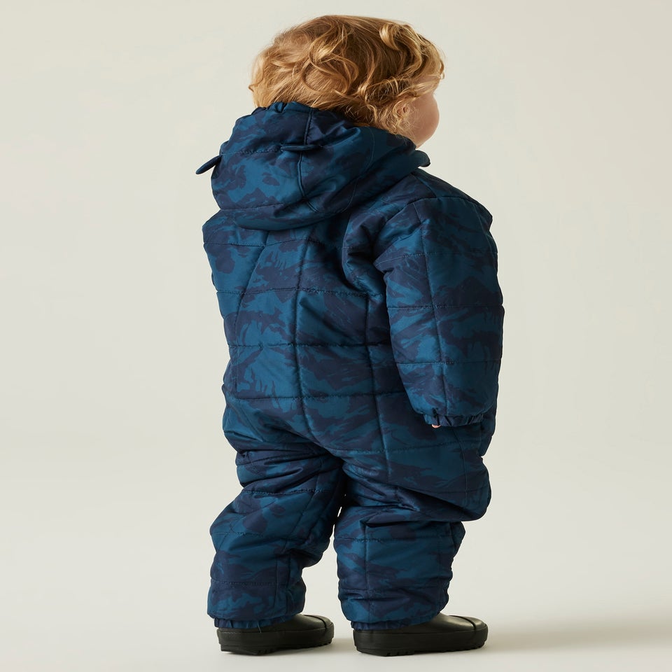 Dare2B Midnight Blue Kids' Bambino II Showerproof Waterproof Insulated Snowsuit (0-72 months)