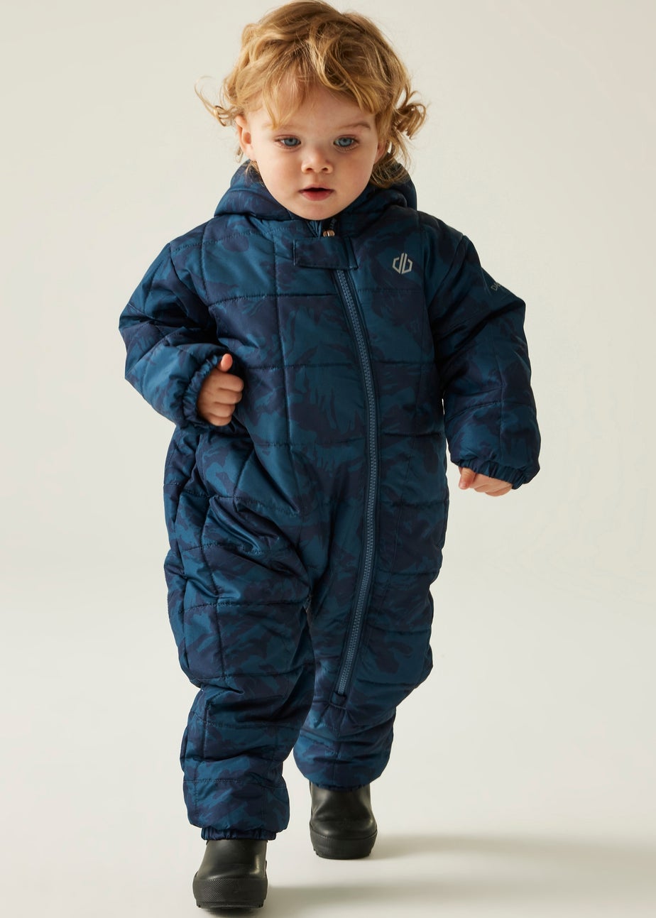 Dare2B Midnight Blue Kids' Bambino II Showerproof Waterproof Insulated Snowsuit (0-72 months)