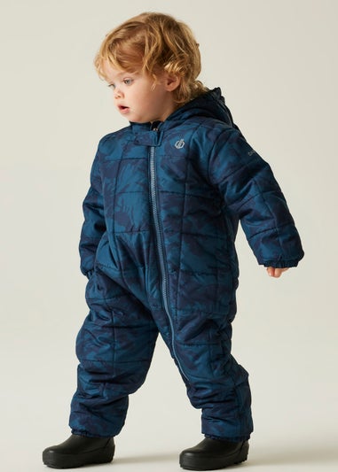 Dare2B Midnight Blue Kids' Bambino II Showerproof Waterproof Insulated Snowsuit (0-72 months)