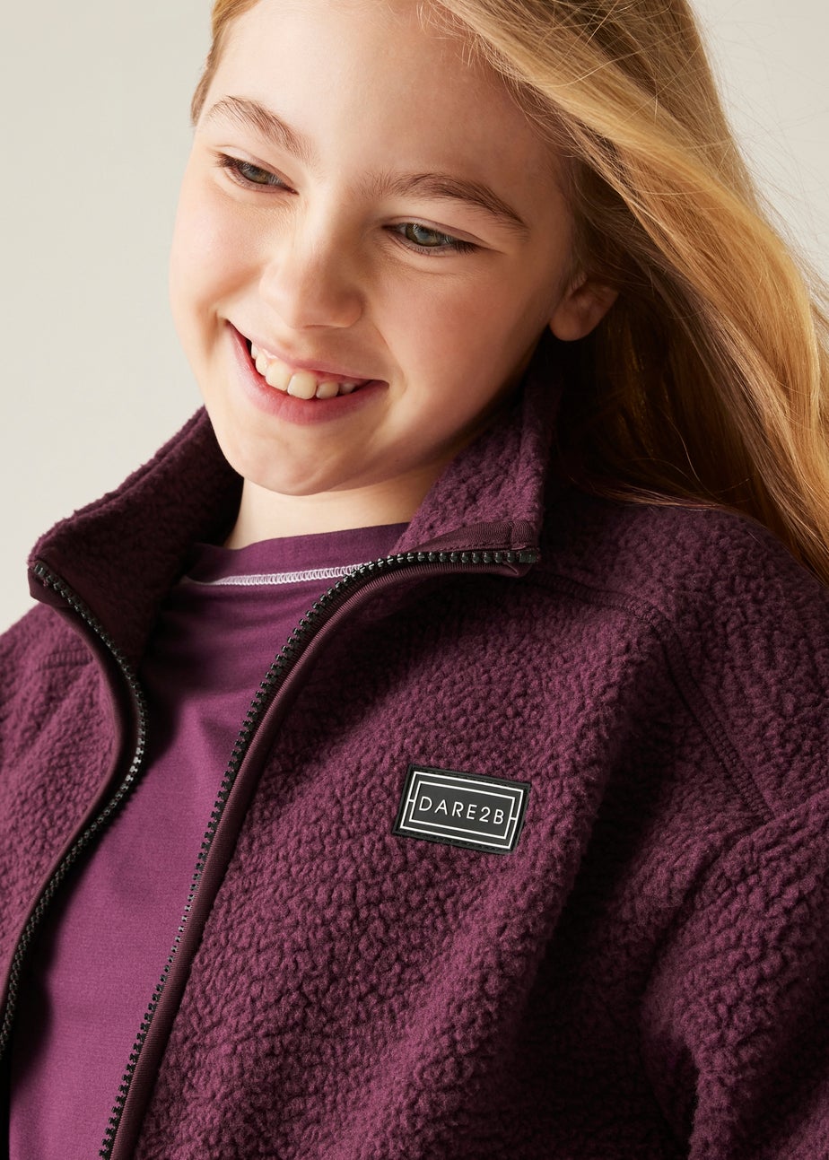 Dare2B Aubergine Kids' Zesty II Stretch Fleece (3-16yrs)
