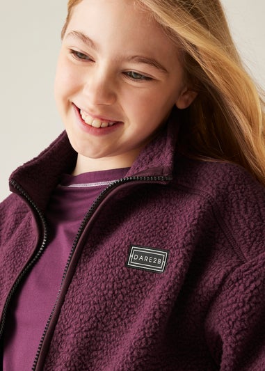 Dare2B Aubergine Kids' Zesty II Stretch Fleece (3-16yrs)