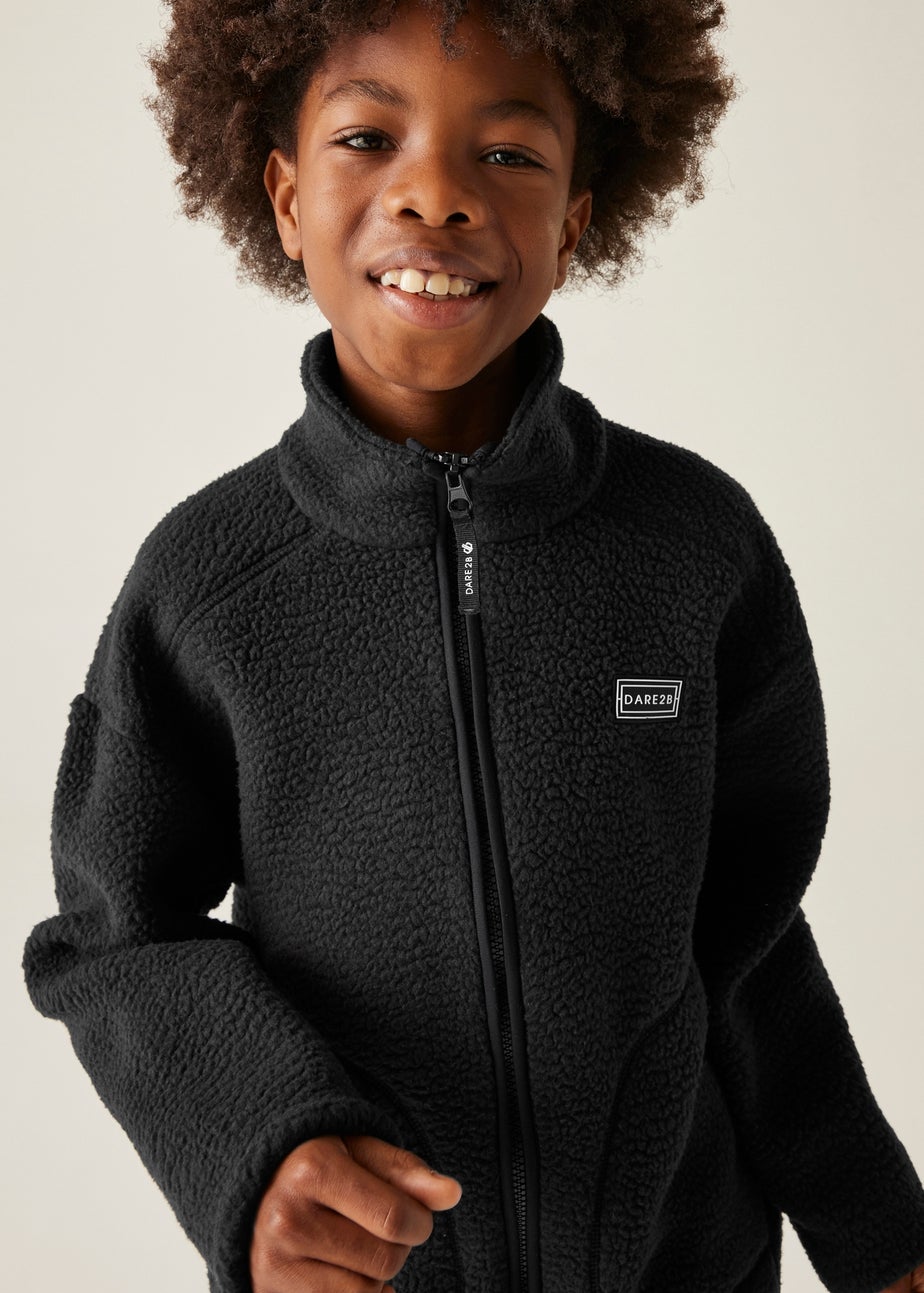 Dare2B Black Kids' Zesty II Stretch Fleece (3-16yrs)
