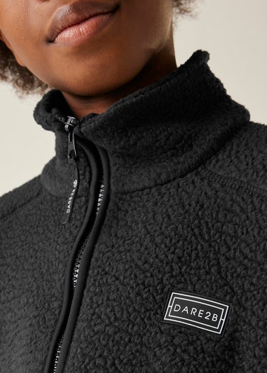 Dare2B Black Kids' Zesty II Stretch Fleece (3-16yrs)