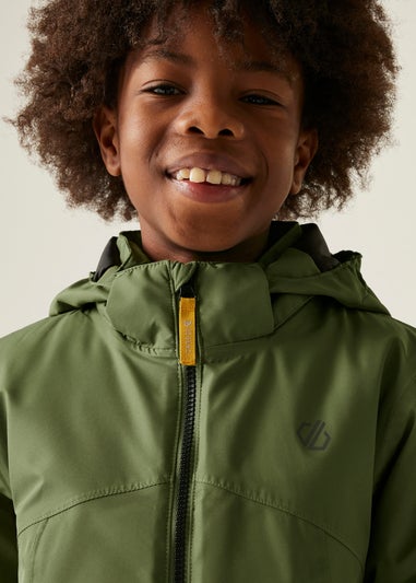 Dare2B Soft Green Kids' Impose V Waterproof Insulated Jacket (3-16yrs)