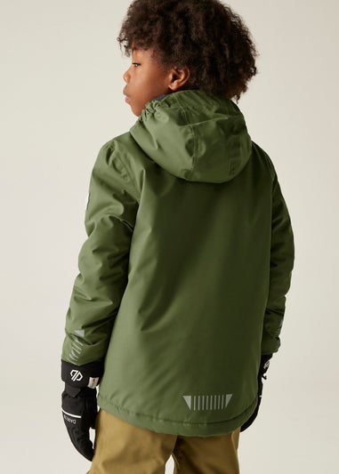 Dare2B Soft Green Kids' Impose V Waterproof Insulated Jacket (3-16yrs)