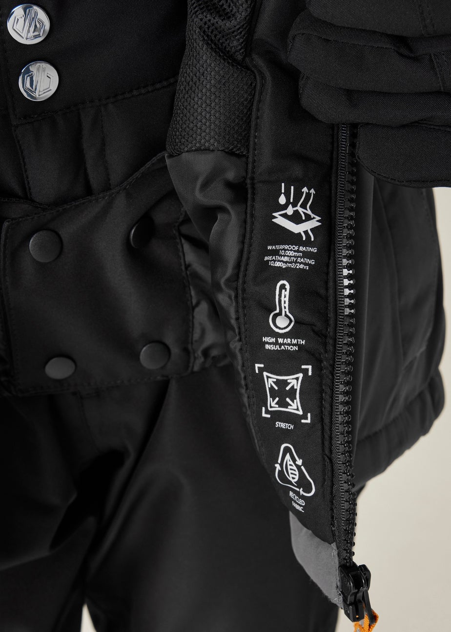 Dare2B Black/Grey Kids' Impose V Waterproof Insulated Jacket (3-16yrs)