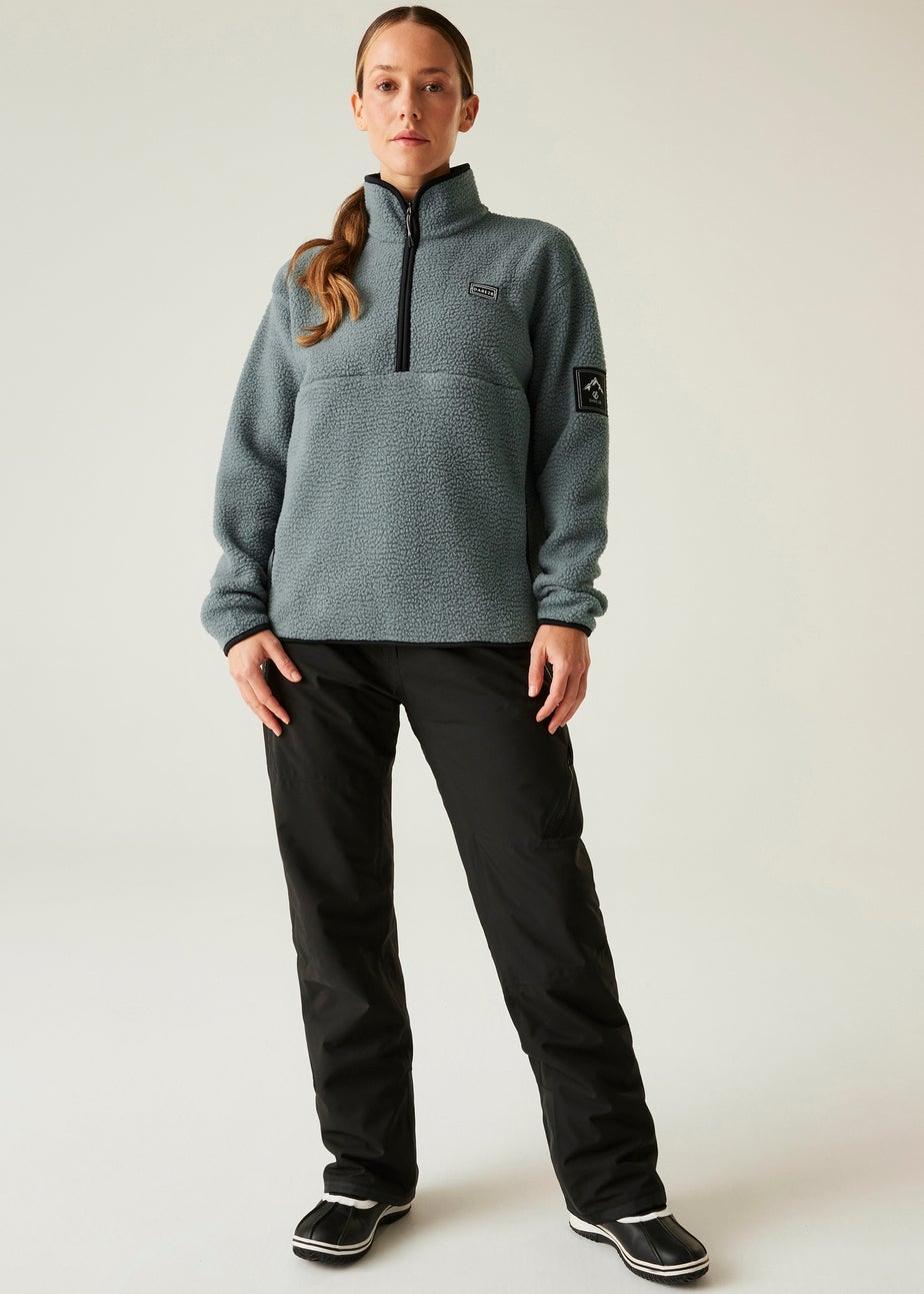 Dare 2b Grey/ Blue Women's Slide Out Fleece