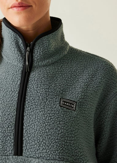 Dare 2b Grey/ Blue Women's Slide Out Fleece