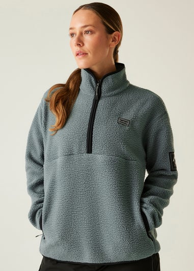 Dare 2b Grey/ Blue Women's Slide Out Fleece