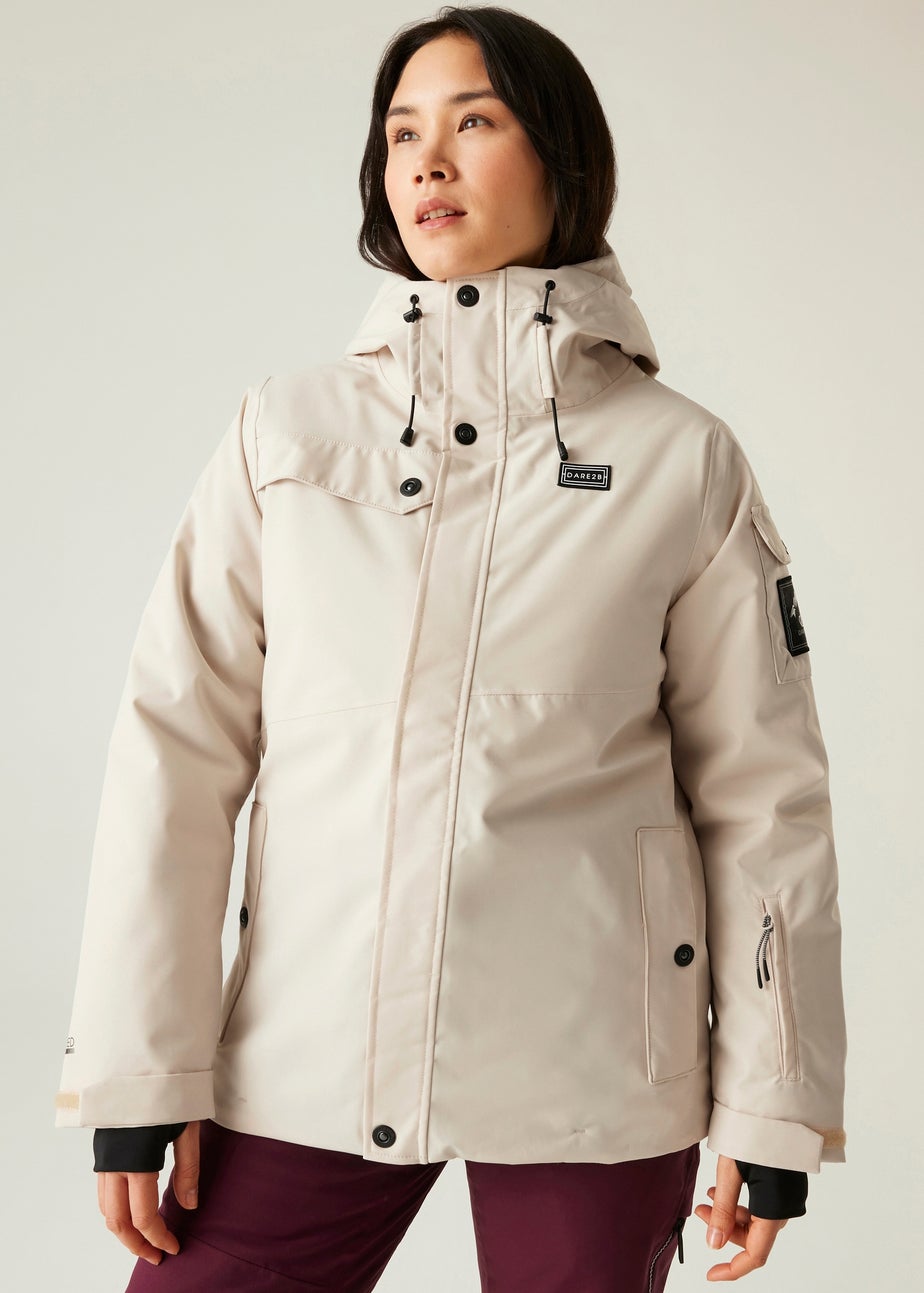 Dare 2b Light Grey Ski Life Waterproof Jacket