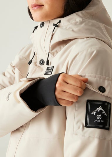 Dare 2b Light Grey Ski Life Waterproof Jacket