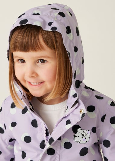 Regatta Lavender Kids' Animal Rainy Day Waterproof Insulated Jacket (6-72 months)