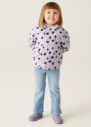 Regatta Lavender Kids' Animal Rainy Day Waterproof Insulated Jacket (6-72 months)