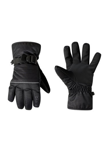 Dare2B Black Kids' Glacier Waterproof Gloves (4-13yrs)