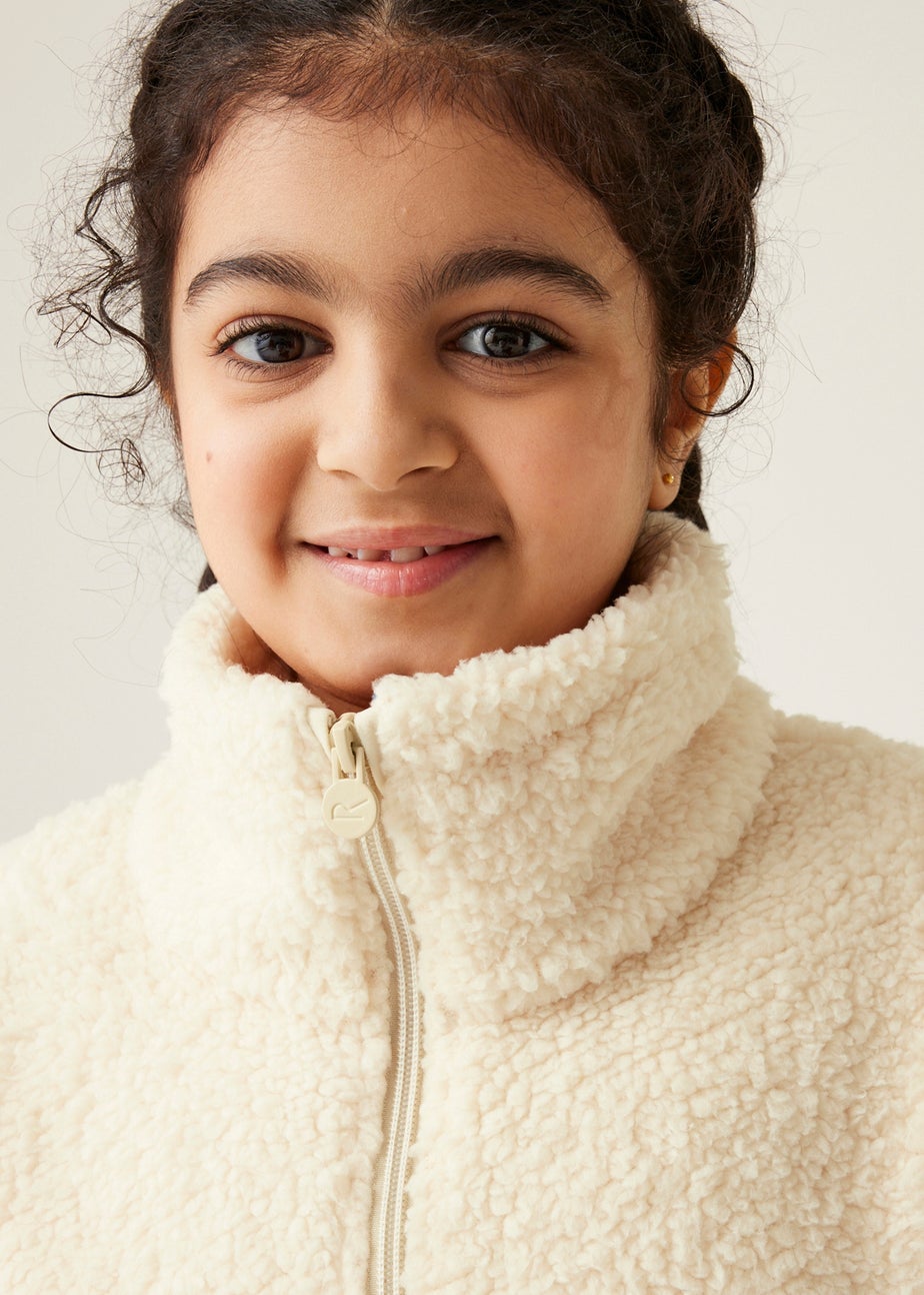 Regatta White Kids' Kaliza Half Zip Stretch Fleece (3-16yrs)