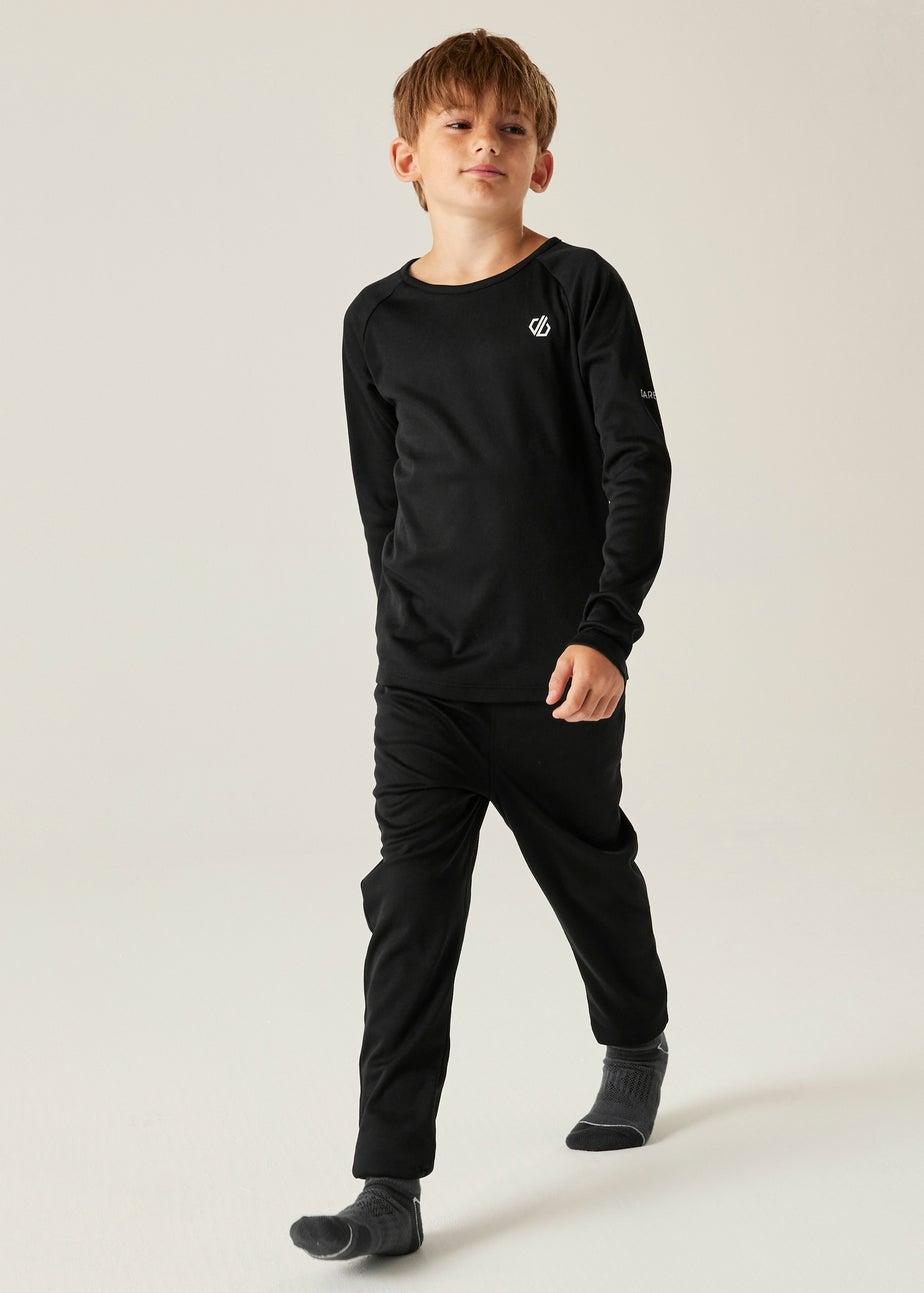 Dare2B Black Kids' Elate III Lightweight Base Layer (3-16yrs)