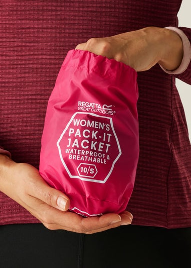 Regatta Candy Pink Pack-It III Waterproof Breathable Jacket