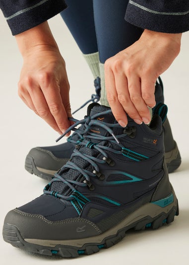 Regatta Dark Blue Holcombe III Waterproof Breathable Walking Boots
