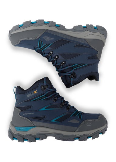 Regatta Dark Blue Holcombe III Waterproof Breathable Walking Boots