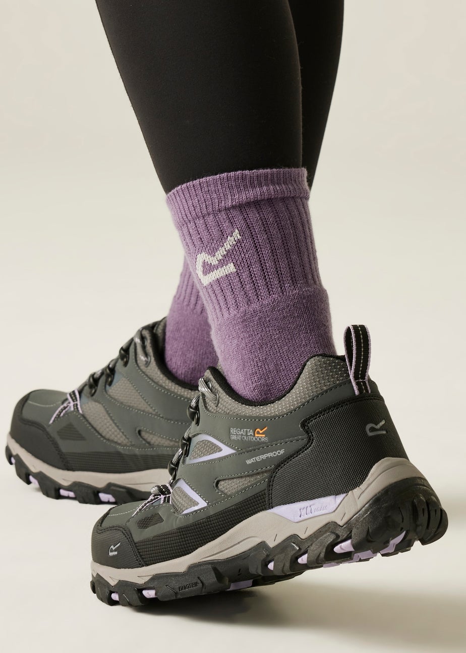 Regatta Charcoal Grey Lady Harriett II Waterproof Breathable Ankle Wellies