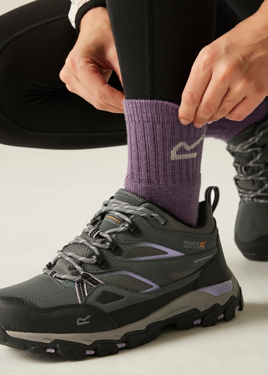 Regatta Charcoal Grey Lady Harriett II Waterproof Breathable Ankle Wellies