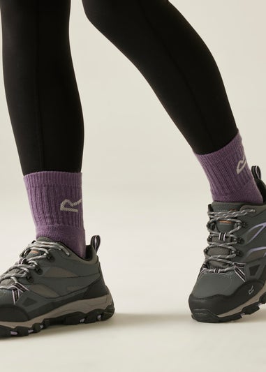 Regatta Charcoal Grey Lady Harriett II Waterproof Breathable Ankle Wellies