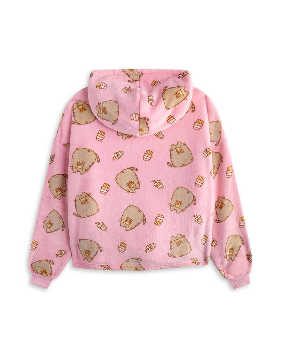 Vanilla Underground Pusheen Kids Food Blanket Pink Hoodie