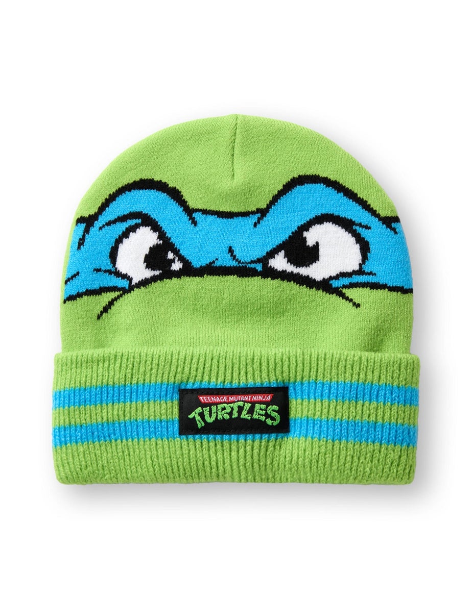 Teenage Mutant Ninja Turtles Boys Green Beanie & Gloves Set (One Size)