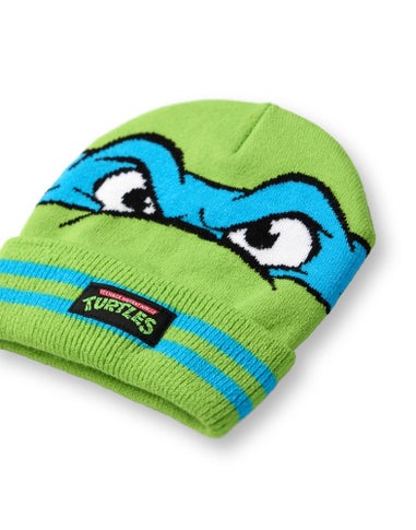 Teenage Mutant Ninja Turtles Boys Green Beanie & Gloves Set (One Size)